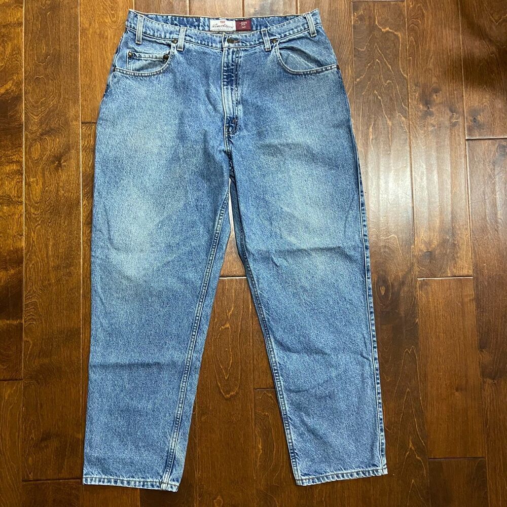 Levi's 545 Loose Fit Vintage 1993 Denim Blue Jeans Gold Tab Men's Size 38 x 30 - Picture 4 of 11